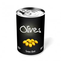 Olives in a tin