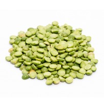 Chipped shelled green peas